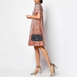 Chanel Blue Tweed Small CC Flap Bag