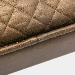 Chanel Brown CC Quilted Calfskin Istanbul Tote