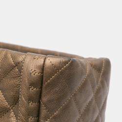 Chanel Brown CC Quilted Calfskin Istanbul Tote