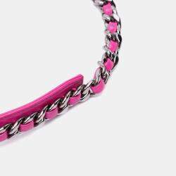 Chanel Pink Tweed 19 Wallet On Chain