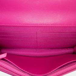 Chanel Pink Tweed 19 Wallet On Chain
