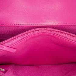 Chanel Pink Tweed 19 Wallet On Chain