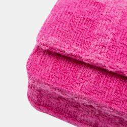 Chanel Pink Tweed 19 Wallet On Chain