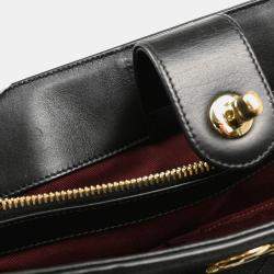 Chanel Black Lambskin Chevron Tote Bag