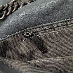 Chanel Beige/Brown Canvas Medium Graffiti Tromp L Oeil Oh My Boy Flap