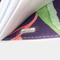 Chanel White CC Quilted Canvas Jungle Jeans Wallet on Chain