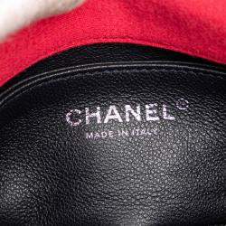 Pre Owned Chanel Pink Mini Vertical Quilted Jersey Single Flap