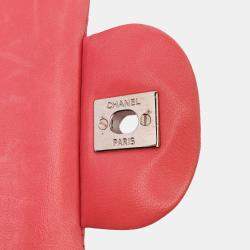 Chanel Pink Jumbo Classic Lambskin Double Flap