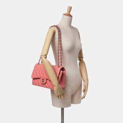 Chanel Pink Jumbo Classic Lambskin Double Flap