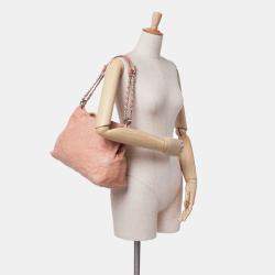 Pre Owned Chanel Brown Calfskin Iridescent Small Sea Hit Tote