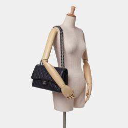 Chanel Classic Caviar Double Flap Jumbo Bag