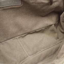 Chanel Grey Quilted Suede Jumbo Whipstitch Classic Single Flap Bag