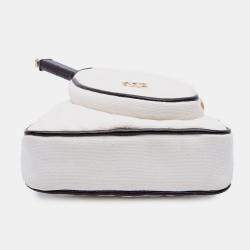 Chanel White Canvas Coco Masters Mini Tennis Racket Bag