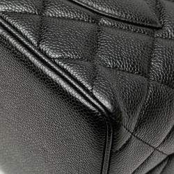 Chanel Black Caviar Medallion Tote 