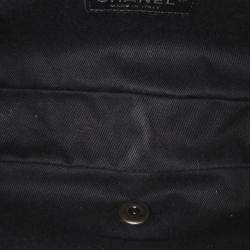 Pre Owned Chanel Purple Medium Quilted Caviar Easy Flap