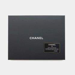 Chanel Blue Cotton Clutch Bag