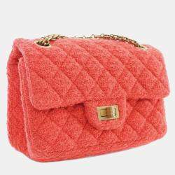 Chanel Red Tweed  Reissue Single Flap Mini Bag