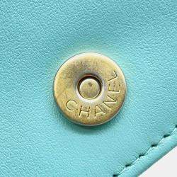 Chanel Matelasse Caviar Coco Mark Boy Chain Wallet 