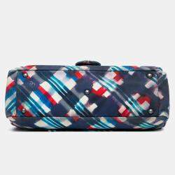 Chanel Blue XXL Printed Canvas Airline Single Flap