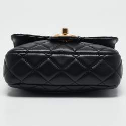 Chanel Black Quilted Leather Mini Classic Flap Bag