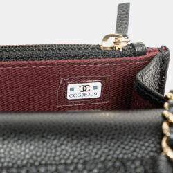Chanel Black Mini Caviar Business Affinity Top Handle Bag