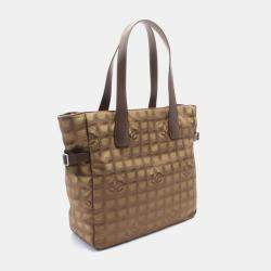 Chanel Leather Nylon New Travel Line GM Tote Bag 