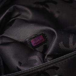 Chanel Black Leather Wild Stitch Tote Hand Bag 