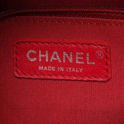  Chanel Gray/Black Wool Leather Gabriel De Chanel Shoulder Bag 
