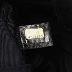 Chanel Black Quilted Glazed Leather Small Chain Me Tote Bag