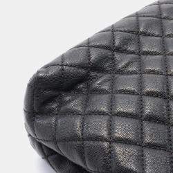 Chanel Caviar Leather Matelasse Coco Handle Top Handle Bag
