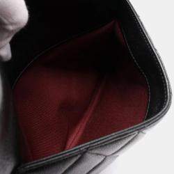 Chanel Black Leather Business Affinity Matelasse Shoulder Bag 