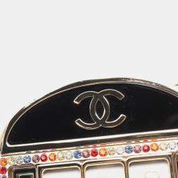 Pre Owned Chanel Plastic Black Slot Machine Coco Mark Chain Crossbody Shoulder Bag 