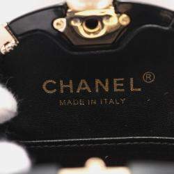 Pre Owned Chanel Plastic Black Slot Machine Coco Mark Chain Crossbody Shoulder Bag 