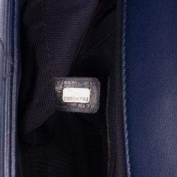 Chanel Blue Lambskin In The Loop Mini Flap Bag