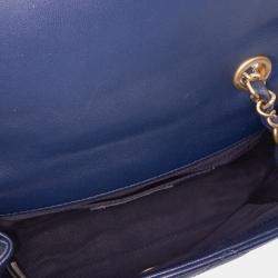 Chanel Blue Lambskin In The Loop Mini Flap Bag