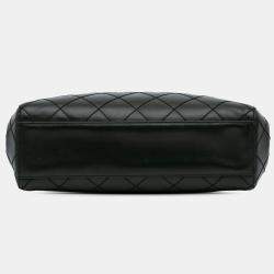 Chanel Black Stitched Lambskin Handbag