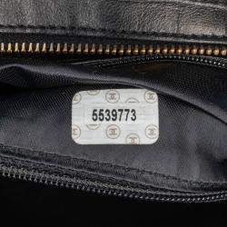Chanel Black Stitched Lambskin Handbag