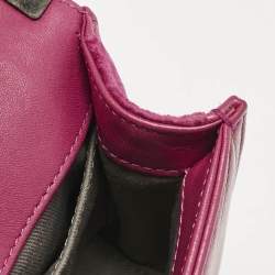 Chanel Fuchsia Quilted Velvet Small Boy Flap Bag