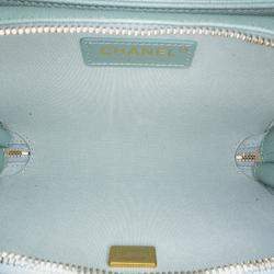 Chanel Green Mini Caviar Like a Wallet Flap Bag