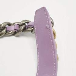 Chanel Lilac Quilted Jersey Fabric and Leather 19 Belt Bag