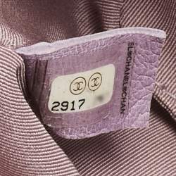 Chanel Lilac Quilted Jersey Fabric and Leather 19 Belt Bag