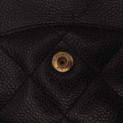 Chanel Black Jumbo Classic Caviar Double Flap Bag