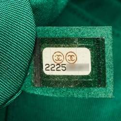 Chanel Green Quilted Leather New Medium Boy Flap Bag