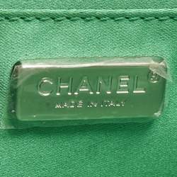 Chanel Green Python Mini Pocket Box Camera Case Bag