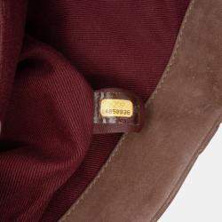 Chanel Brown Jumbo Iridescent Calfskin In The Mix Flap
