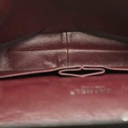 Pre Owned Chanel Black Quilted Lambskin Leather Maxi Classic Double Flap Bag