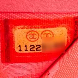 Pre Owned Chanel Black Quilted Leather CC Cambon Ligne Zip Around Organizer Wallet