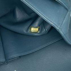 Chanel Blue Jumbo Classic Lambskin Double Flap