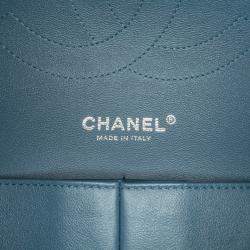 Chanel Blue Jumbo Classic Lambskin Double Flap