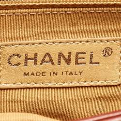 Chanel Brown Washed Quilted Leather Large Chain Around Messenger Bag